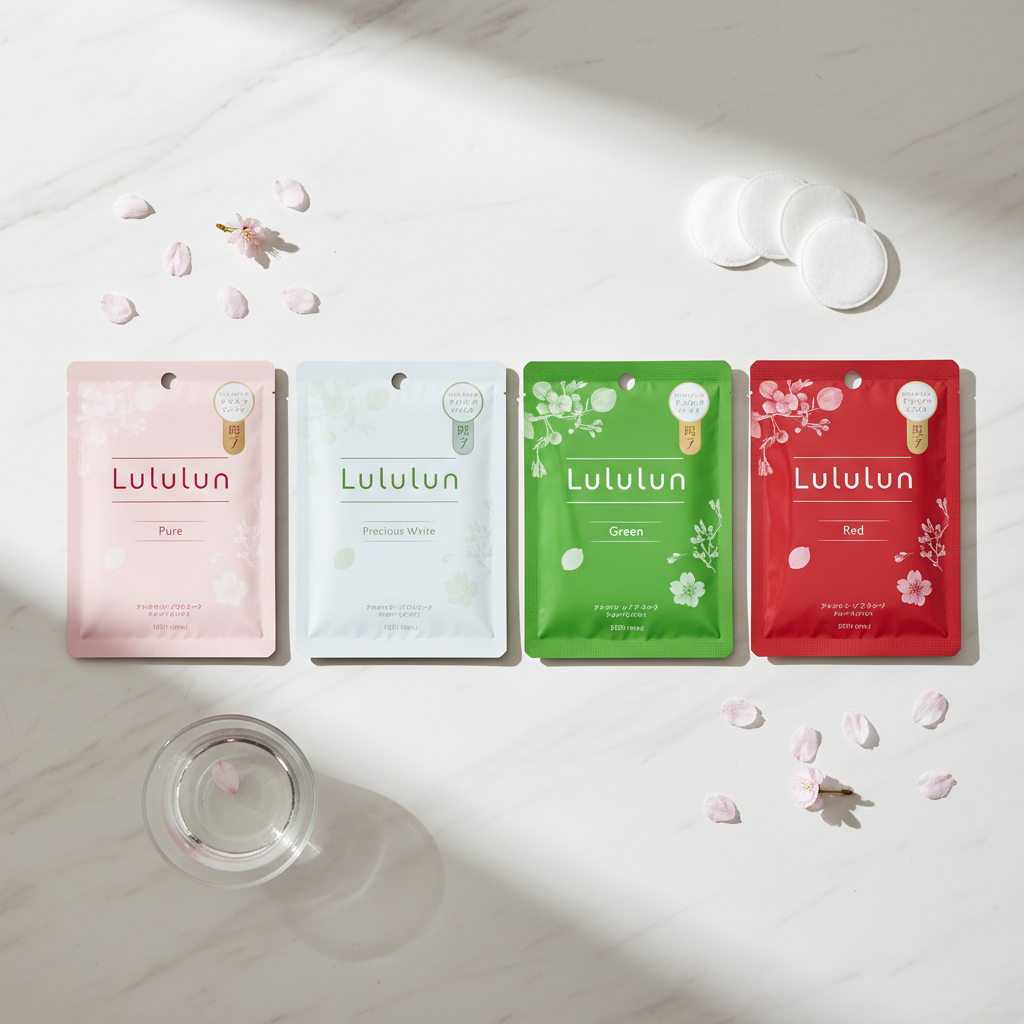 Lululun : le guide des masques visage japonais (Pure, Precious White, Green, Red)