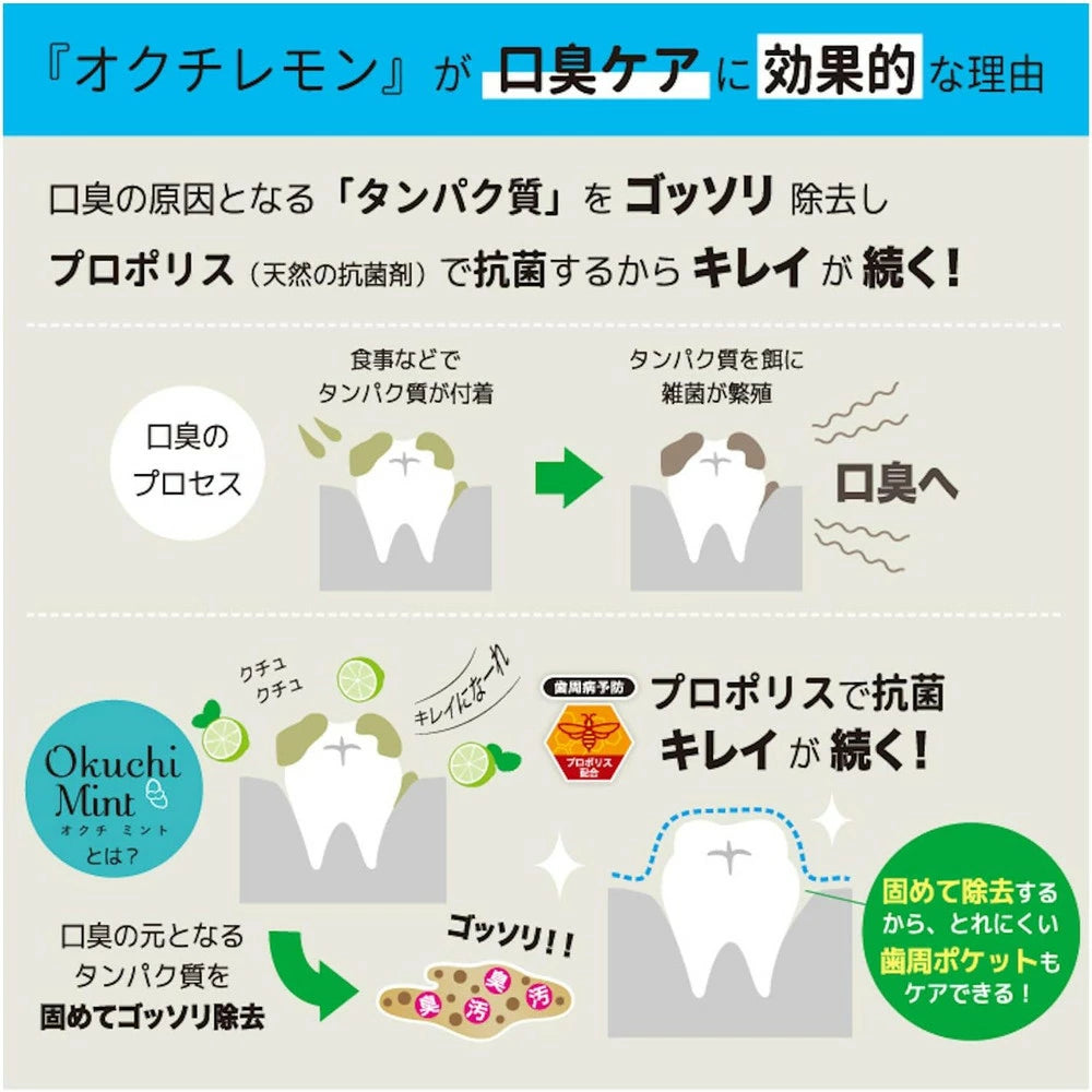 Okuchi Mint - Stick bain de bouche et anti-mauvaise haleine