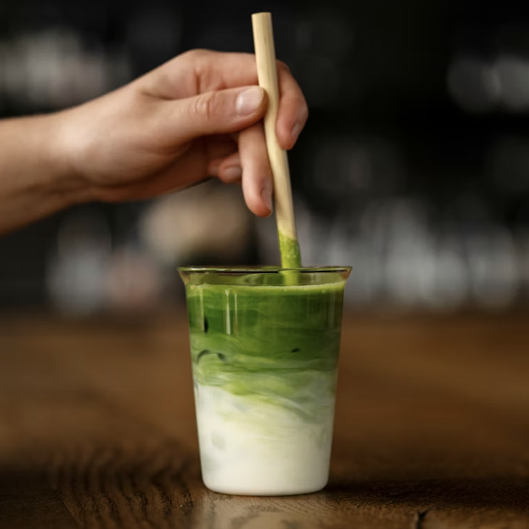 Matcha latte maison : recette facile (thé Itoen)