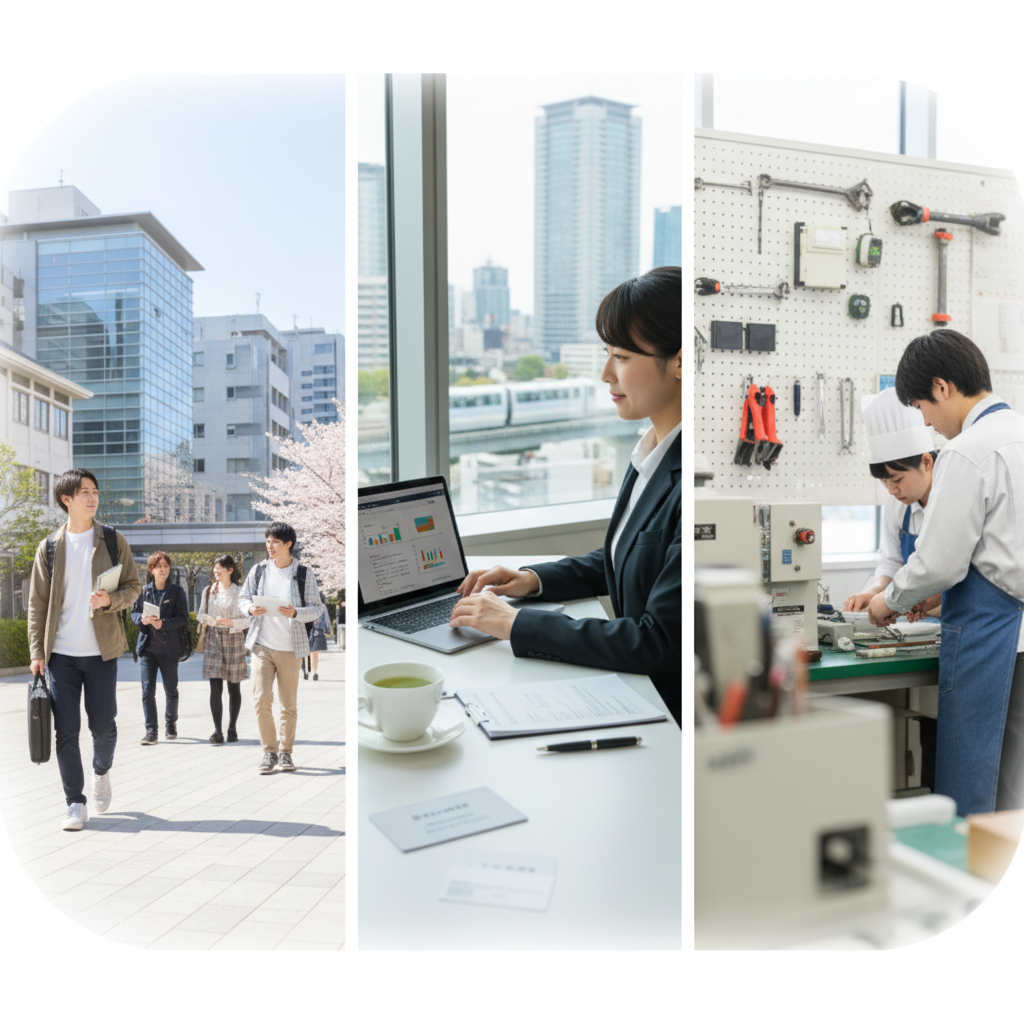 Après l'école de japonais : université, école professionnelle ou emploi au Japon