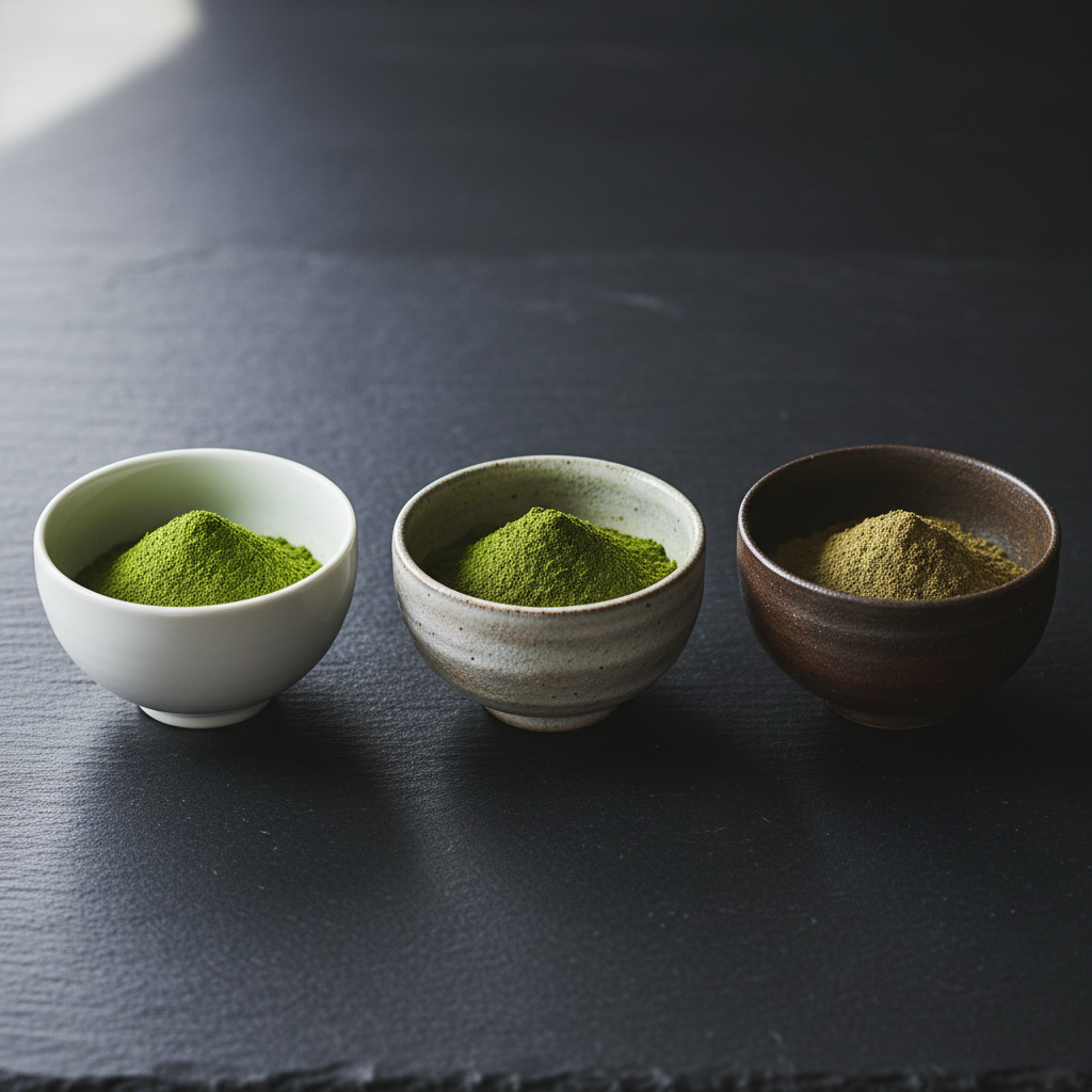 Les grades du matcha expliqués : ceremonial, premium, culinary