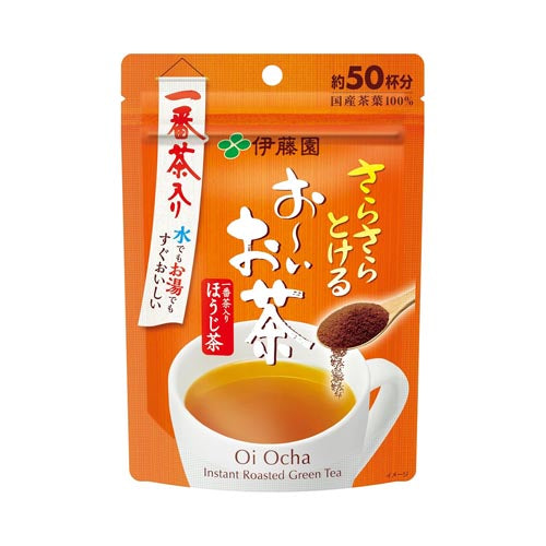 Thé Hōjicha - thé instantané en poudre (50 tasses)