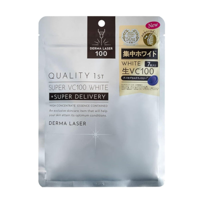 Quality 1st Derma Laser - Masque visage - Super VC100 white (7 pieces)