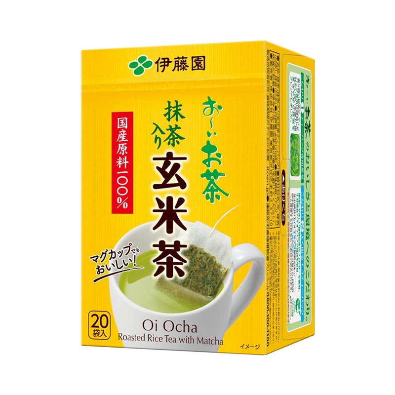 Thé Hōjicha avec Matcha - thé infusion (20 sachets)